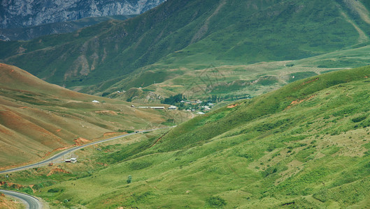 亚洲人高速公路Chyjyrchyk通行证帕米尔公路吉斯坦中亚旅游图片