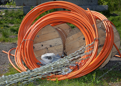 光纤通信线路电缆配件装有附新的安装活动图片
