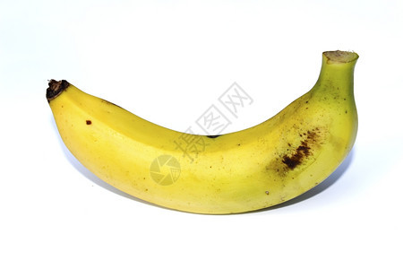 白背景孤立的里普香蕉健康玉石剪裁图片