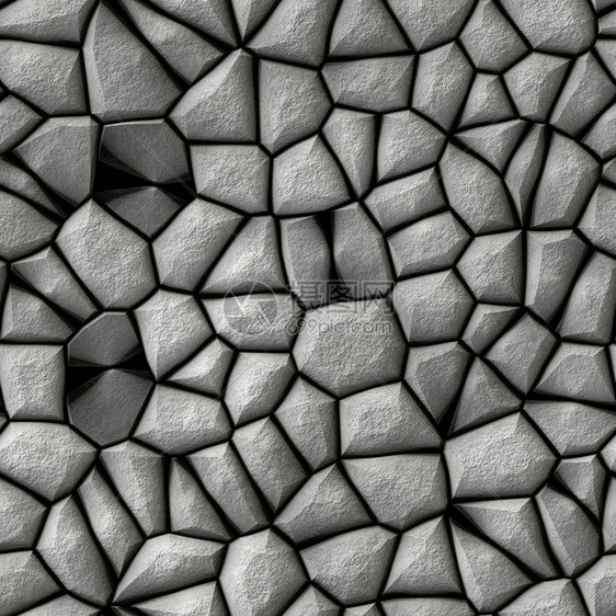 铺路鹅卵石照片由灰形可碎石制成的抽象表面图片