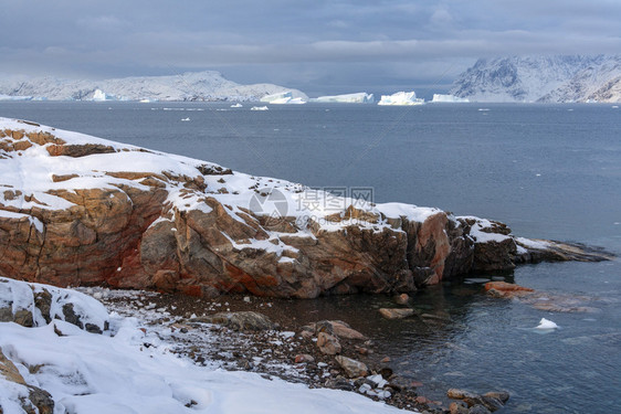 格陵兰岛海岸图片
