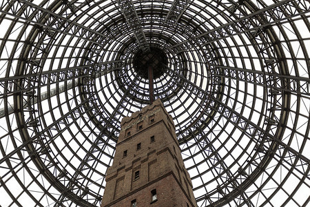 18年位于澳大利亚墨尔本市中心维多利亚州墨尔本市和澳大利亚墨尔本市的一座库珀斯塔被84米高的锥形玻璃屋顶围住的历史建筑Coops图片