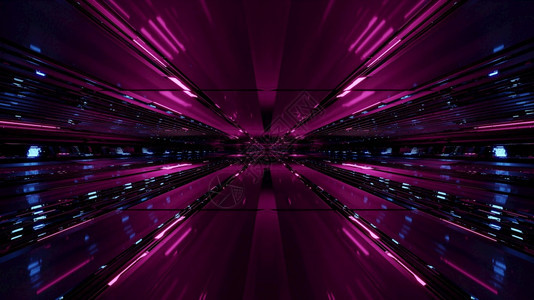 未来科技科幻建筑时空隧道科幻图片