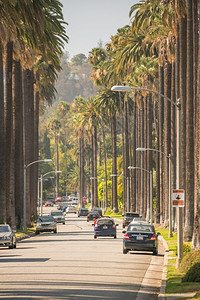富康云街道美国加利福尼亚州比佛山街背景图片