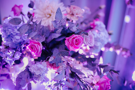 婚礼宴会厅装饰花卉图片