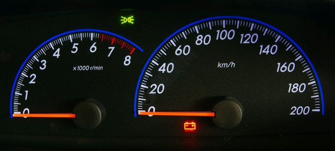 汽车速度仪表跑盘图片