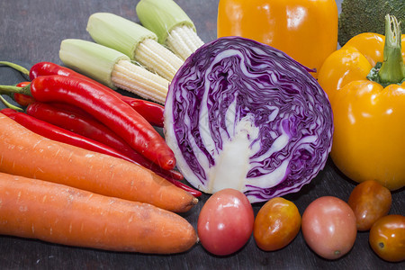 农业背景健康混合不同生菜背景健康饮食不同的生菜背景图片