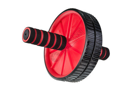 滚筒洗衣机藏训练运动滚轴白边隔离的健身房设计图片