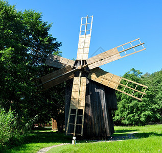 Romanania民族博物馆木材风力制造厂锡比乌木头历史图片