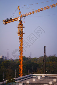 Crane建造环形车轮行业安全帽起重机图片