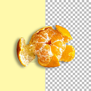 新鲜的团体水果以透明背景为的孤立新鲜橘子图片