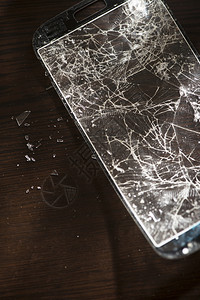 展示玻璃沟通智能手机破碎电话屏幕断开图片