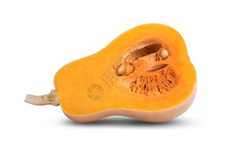 素食主义者白色背景上孤立的新鲜切片胡桃有机的秋天图片