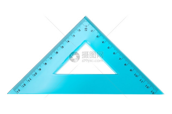 塑料象征最佳设置在白色背景上孤立的方形三角图片