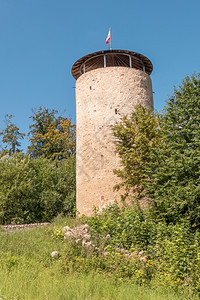 结构体旅行废墟塔BurgLowenstein建筑学图片