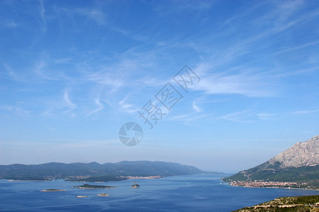 蓝色的天空海面景观旅行新鲜的图片