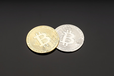 投资交换金融Bitcoin硬币暗底隐秘密码器图片