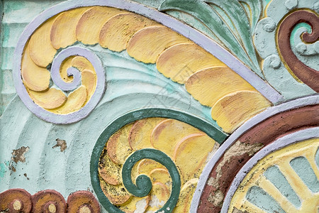 陈列柜迈阿密海滩南地区一座建筑的色彩多艺术deco设计展示了大胆明亮的颜色丰富多彩的建筑学图片