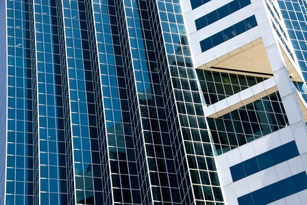 办公室反射澳大利亚悉尼市中心建筑的玻璃面孔澳大利亚悉尼抽象的图片