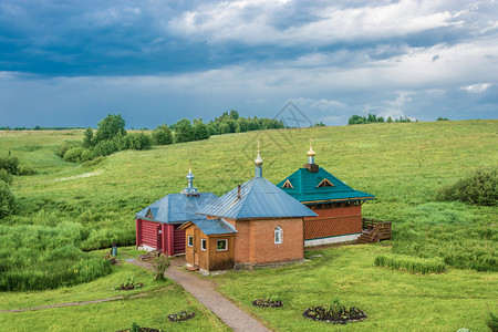 俄罗斯雅拉夫地区佩雷基区尼茨修道院圣尼塔StytlistStylite圣尼基塔的源自然建造风景优美图片