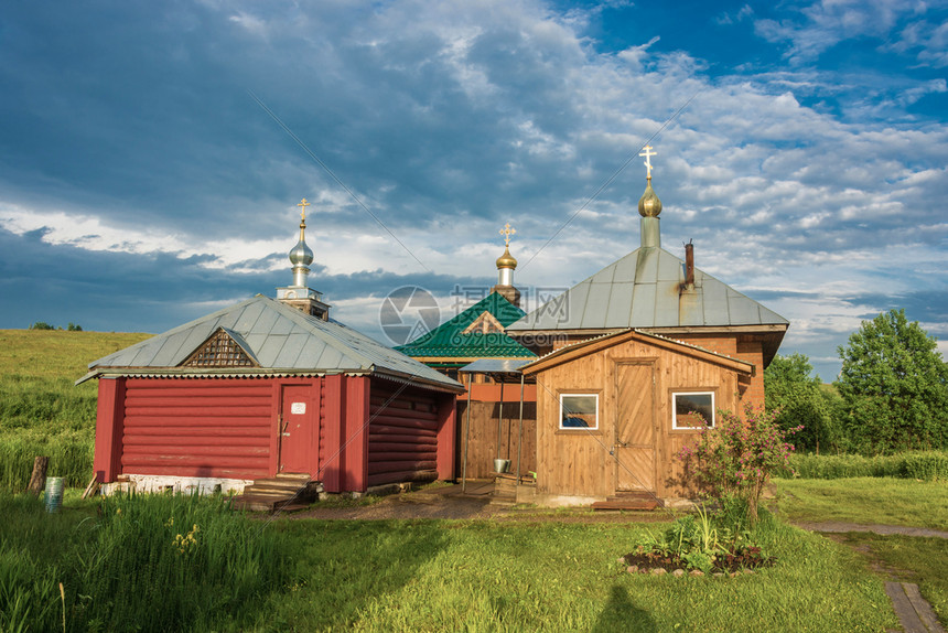 风景优美建筑学俄罗斯雅拉夫地区佩雷基区尼茨修道院圣尼塔StytlistStylite圣尼基塔的源英石图片