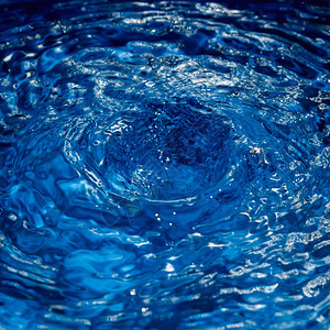 蓝色水面抽象背景蓝色的同心速度图片