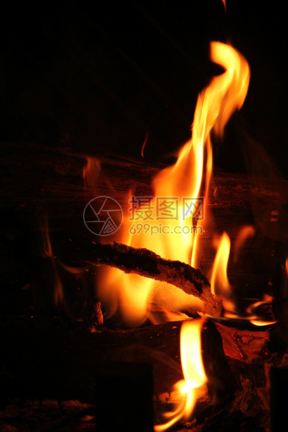 烟囱火灾温暖的活热图片