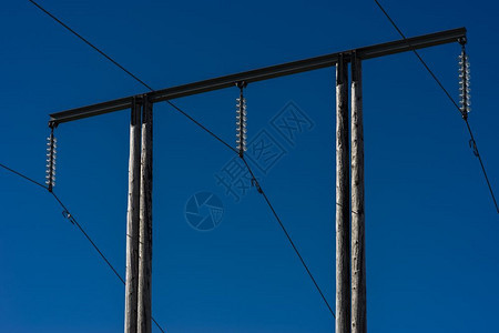 挪威背景中的电源线hd高清文章背部图片