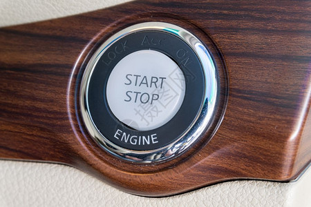 内部的一种引擎从现代汽车内部启动停止按钮细节图片