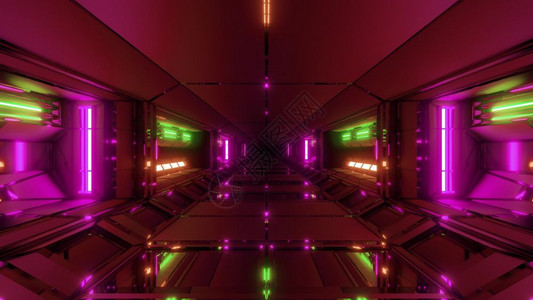 未来科技科幻背景时空隧道图片