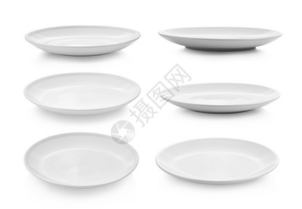陶瓷制品用餐食物白底陶瓷板图片