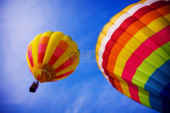 高的天空中气球热车辆图片