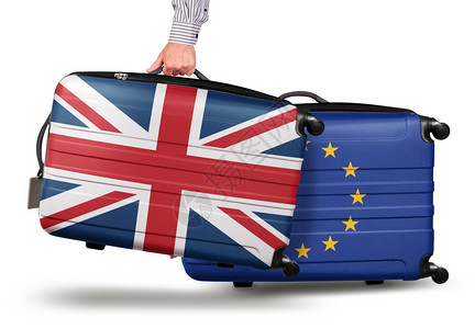经典的案子行李将欧盟孤立在白色布莱克斯概念上c设计使欧盟孤立于白氧化物概念之外背景图片