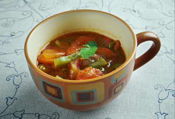 食谱Fasolakiagianji绿豆配菜希腊食物盘子豆图片