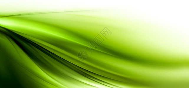 明亮的现代自然背景摘要有平滑绿线流动背景图片