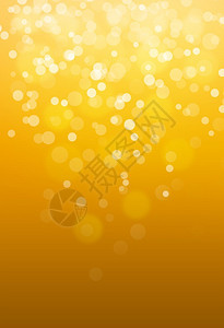辉光魔法黄色bokeh抽象光背景的背景图片