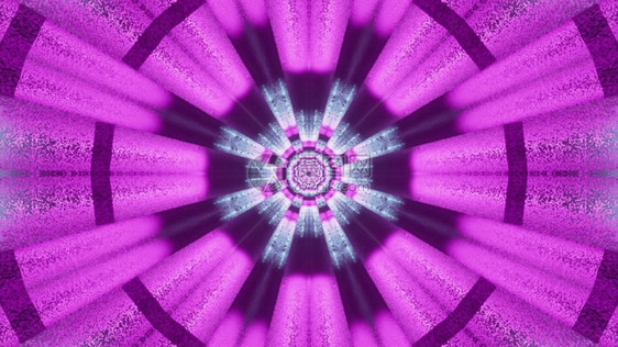具有圆形几何装饰和紫线光照的视觉背景在4KUHD3d插图4K中形成未来硅地下隧道的紫色抽象艺术视觉背景并配有色彩多的荧光照明4K图片