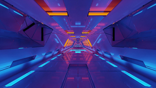 未来科技时光隧道光束粒子图片