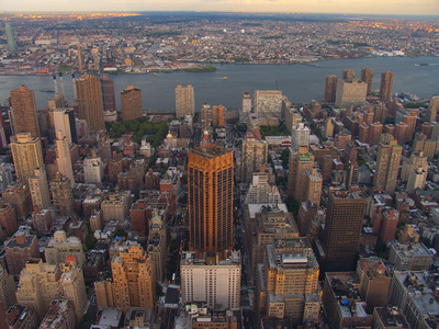 美国纽约城市航拍图片