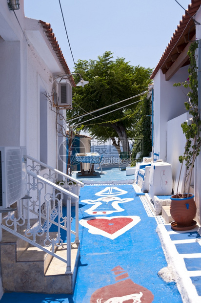 楼梯建造希腊萨莫斯的比达戈里奥图片