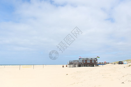 沙丘草餐厅荷兰岛Terschelling海滩馆的风景图片