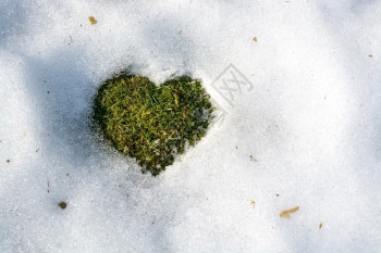 熔化浪漫的行进冰雪融化以心脏春天爱的形态成概念背景是寒冷的气候关系瑞典图片