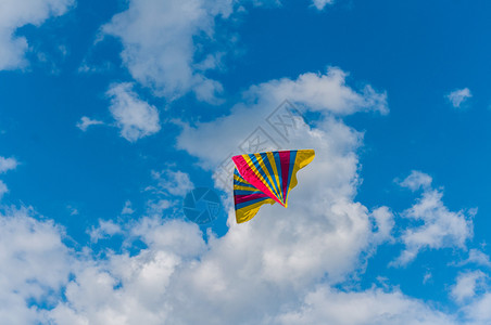 天空中飞翔的风筝图片