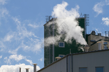 烟管工业厂技术道植物图片