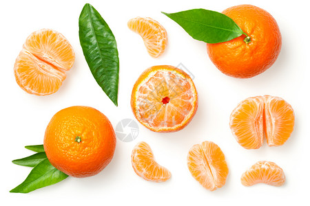 剥开的橘子图片
