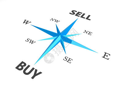 将商业概念指南针隔离在白色背景上购买和出售商业概念指南针信息导航股票图片