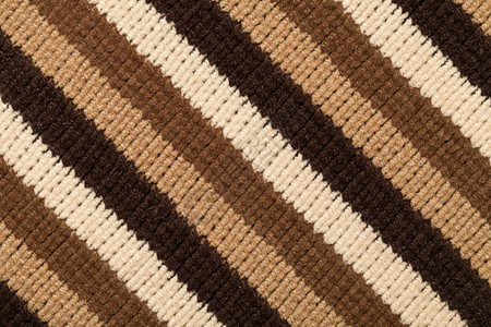 细节背景棕色条纹剪接的编织布纹理有质感的针织图片