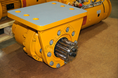 新的水体机已准备安装行业液压马达传送图片素材