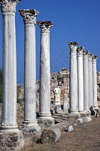 萨拉米斯由罗马人建造后来成为拜占庭君士坦西亚于648AD被阿拉伯人摧毁北方艾伦图片