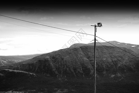 重点山天空挪威复古灯杆背景挪威复古灯杆背景高清图片
